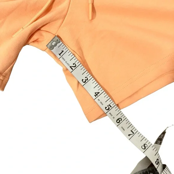 Alphalete NWPT L & S Essential Core women’s athletic shorts light orange - Picture 7 of 13